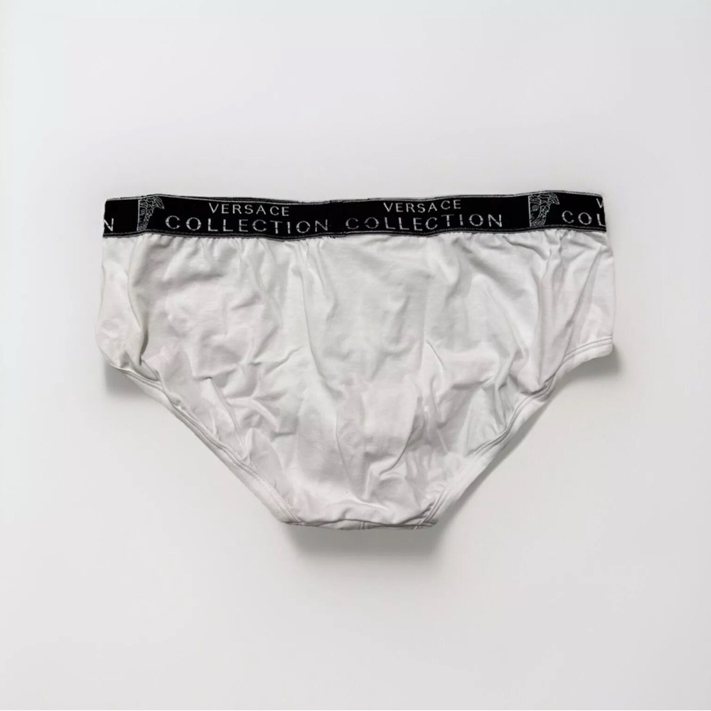 Versace Collection, Briefs, Underwear, Men's, White, Size M, XL, XXL, New In Box - Picture 2 of 4